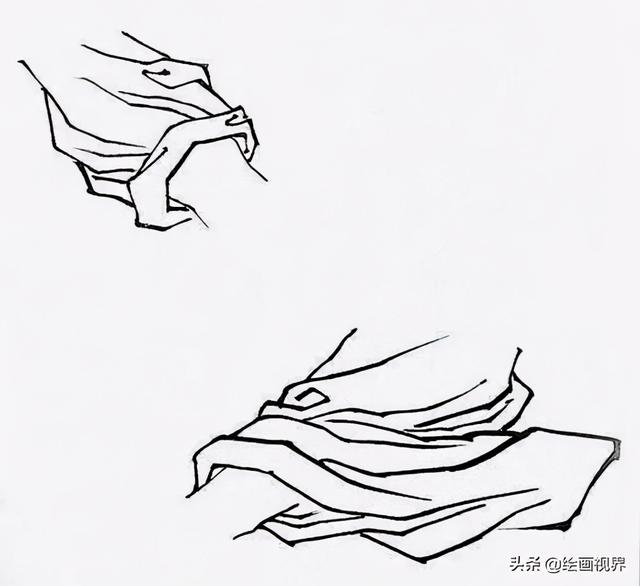白描手法的例子，白描手法的特点以及白描绘画的三大要素（白描知识：从线条到描法）