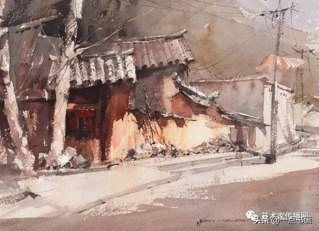 画画图片大全风景，画画图片风景（这美美的100幅水彩风景画）