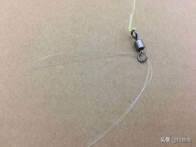 子线与八字环的绑法，主线与八字环的绑法图解（子线与八字环的2种连接方式）
