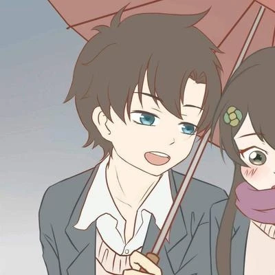 情侣头像动漫头像情头微信，情侣头像动漫头像情头（情侣头像：多庆幸我所贪念的）