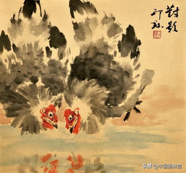 小鸡怎么画最可爱，少儿简笔画小鸡怎么画（没骨画鸡，就一个字 妙）