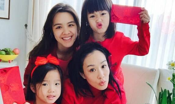 严稚晴和严稚棱，严书琴是混血吗（3人的颜值差距不是一般大）