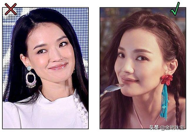 长脸必备耳环图片，长脸高颧骨适合什么耳饰（我这个大长脸终于也戴对了耳环）