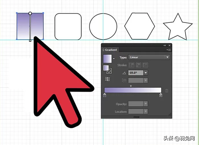 ai怎么填充颜色，AI里怎么一个图形填充多种颜色（ai怎么进行图片渐变）