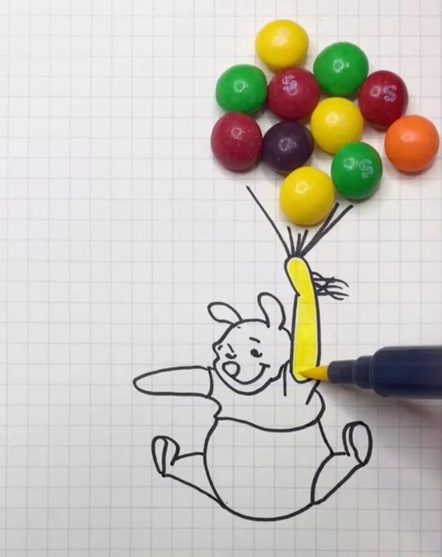 小熊维尼怎么画，动漫小熊维尼怎么画（教你画，可爱的小熊维尼~）