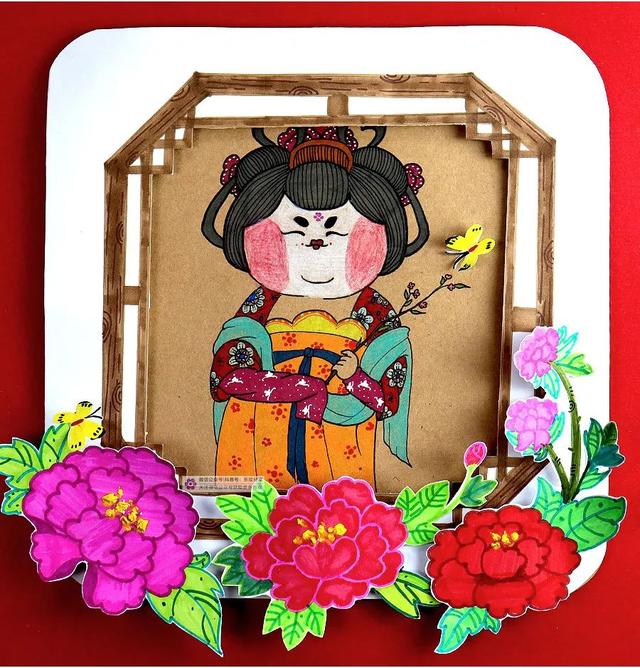 古装照片大全仙女，简笔画的古装仙女哇，抱图111，微信头像（丰腴之美——卡通画唐代仕女）