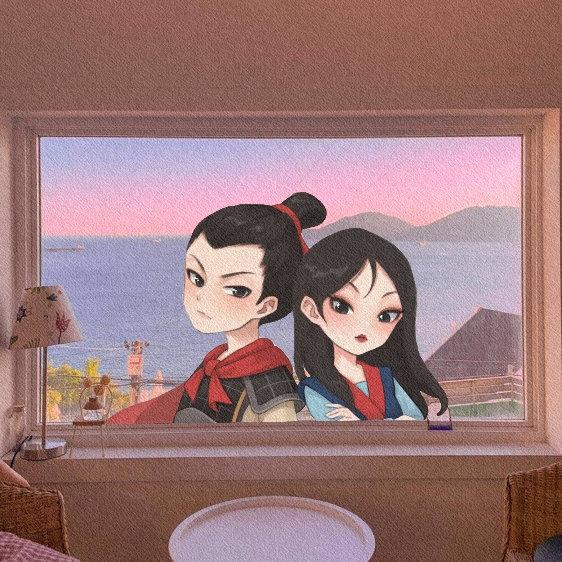 迪士尼公主背景图1，迪士尼公主背景图辛德瑞拉（，公主遇到真命天子）