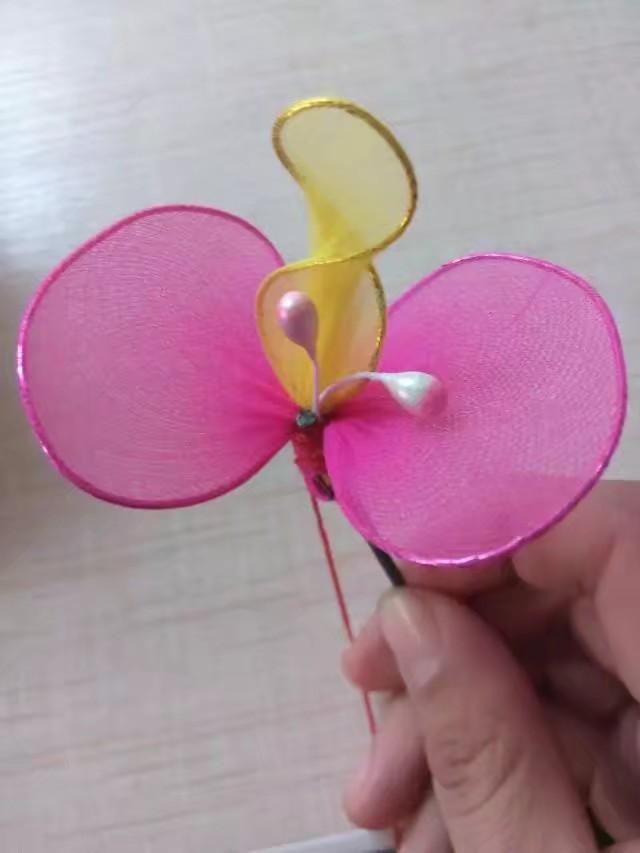 手工制作丝袜花，如何手工制作丝袜花（丝袜花蝴蝶兰教程）