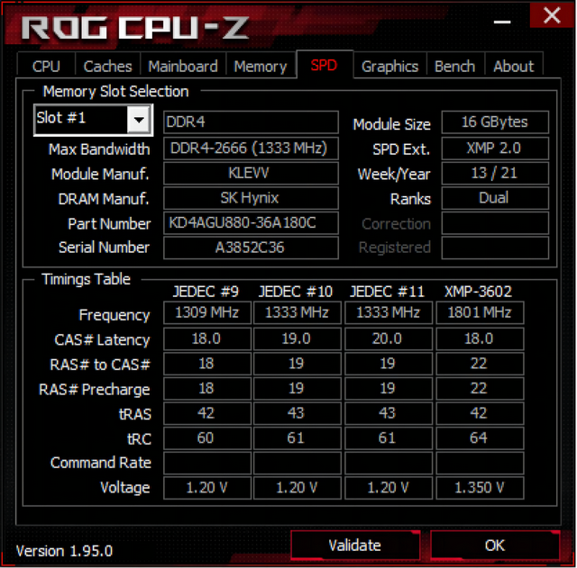 科赋BOLT XR DDR4-3600内存评测：低调外表下的超频神器
