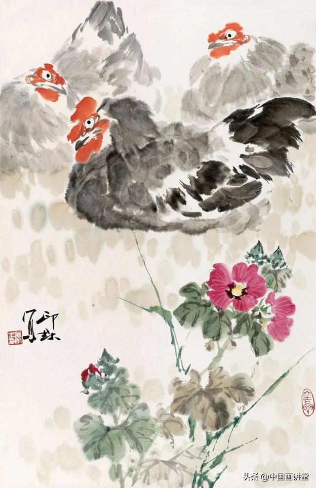 小鸡怎么画最可爱，少儿简笔画小鸡怎么画（没骨画鸡，就一个字 妙）