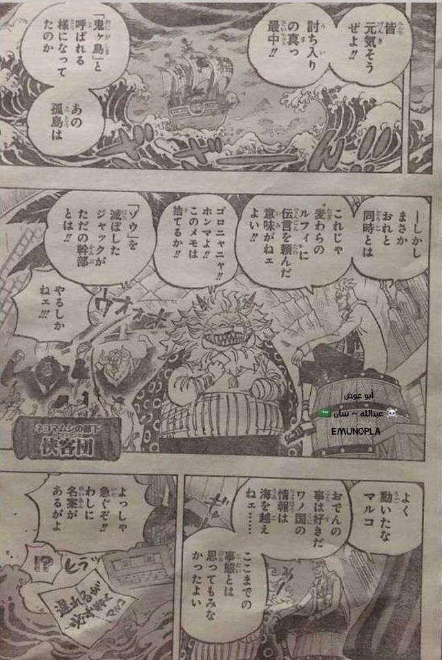 982是什么意思（海贼王982话全图情报+大量补充翻译）