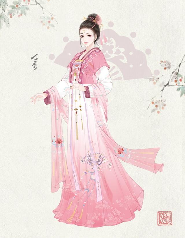 古风仕女图,古风仕女图高清(古风美女仕女图--同姿态)