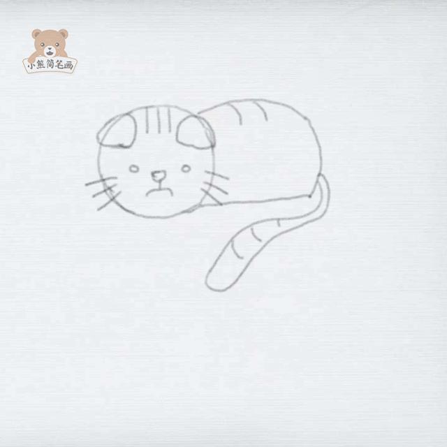 熊的简笔画怎么画，泰迪熊的简笔画怎么画（教你画一只小猫咪<详细步骤>）