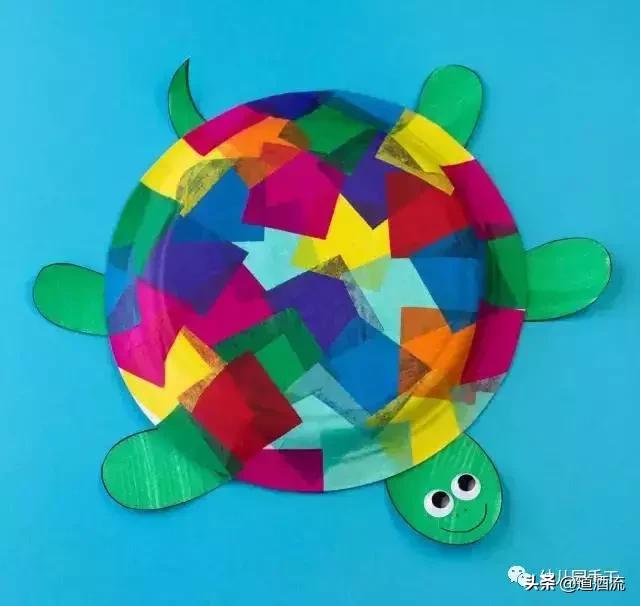 幼儿园大班手工纸质飞盘制作方法，承包幼儿园整个学期美工课堂