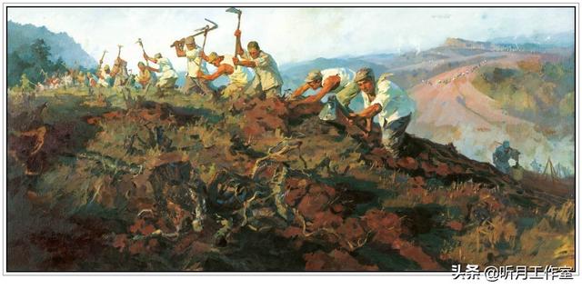 100首红色经典歌曲曲谱，红歌经典100首简谱（当代著名画家蔡亮三十一幅红色经典绘画赏析）