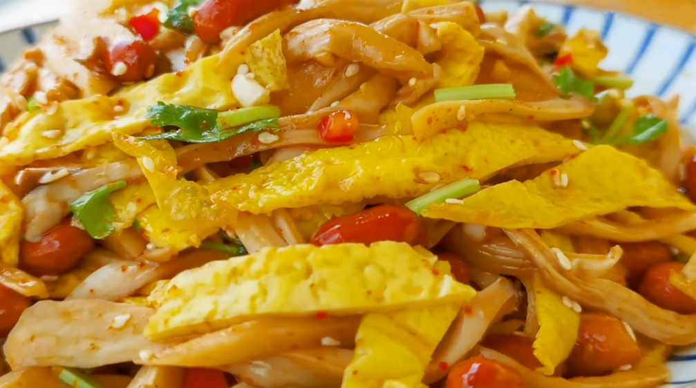 圖片[1]-【杏鮑菇拌雞蛋絲】做法步驟圖 簡單一做 比大魚大肉香-起舞食譜網