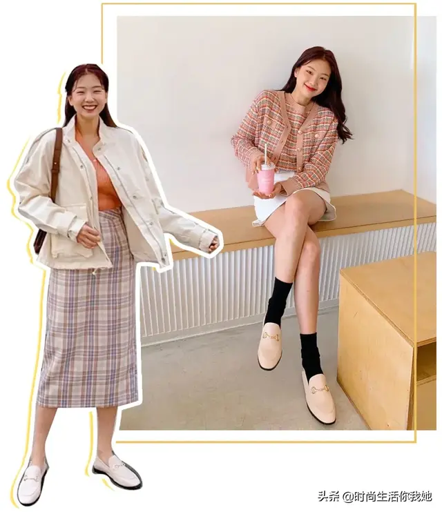 麻豆网官网萧萧麻豆网，2020春季最时尚穿搭“平底+裙”