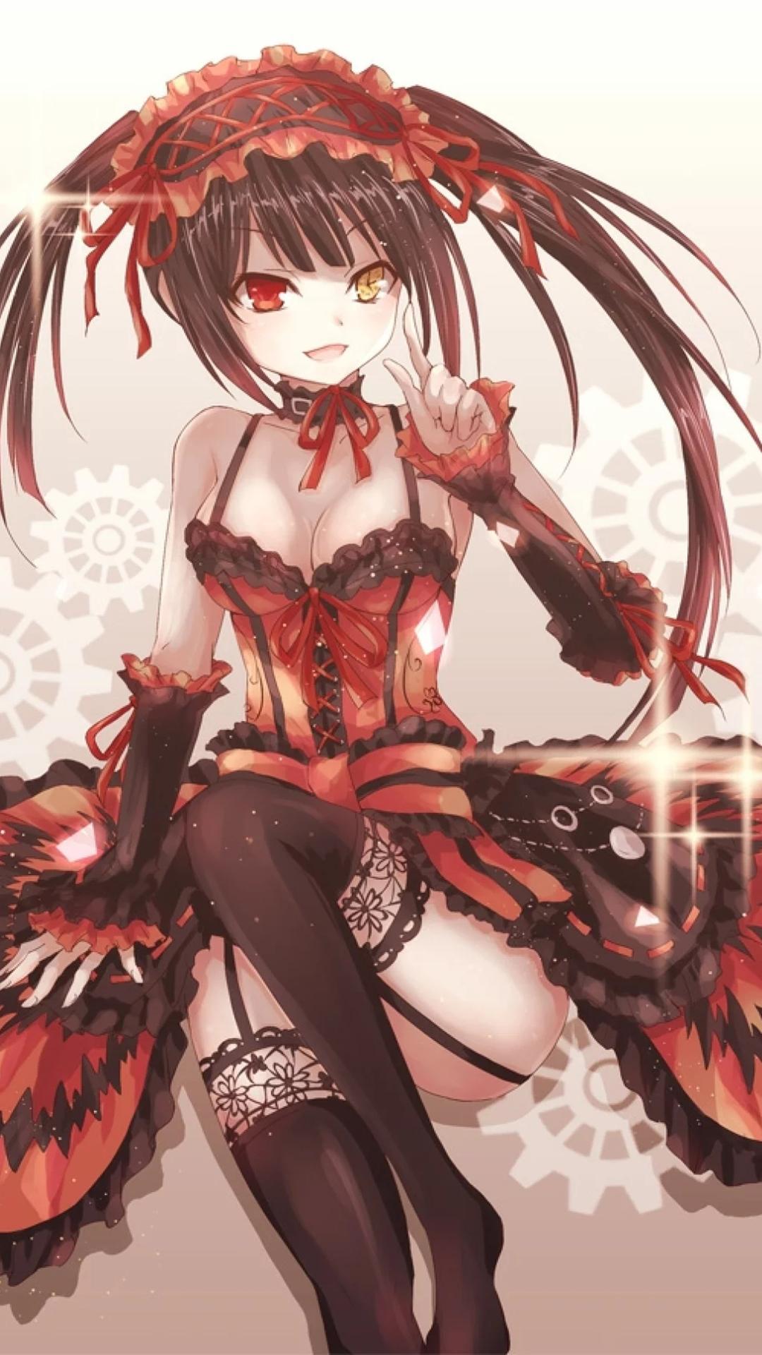 <陆长歌>女漫.时崎狂三，微信头像，<陆长歌>女漫.时崎狂三（动漫系列~时崎狂三高清精美图片手机壁纸）