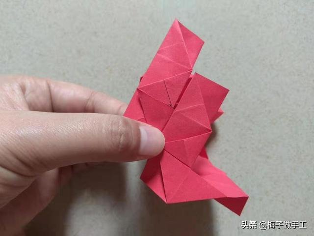 正版川崎玫瑰折法图解，川崎玫瑰折法（详细的图文教程来了）