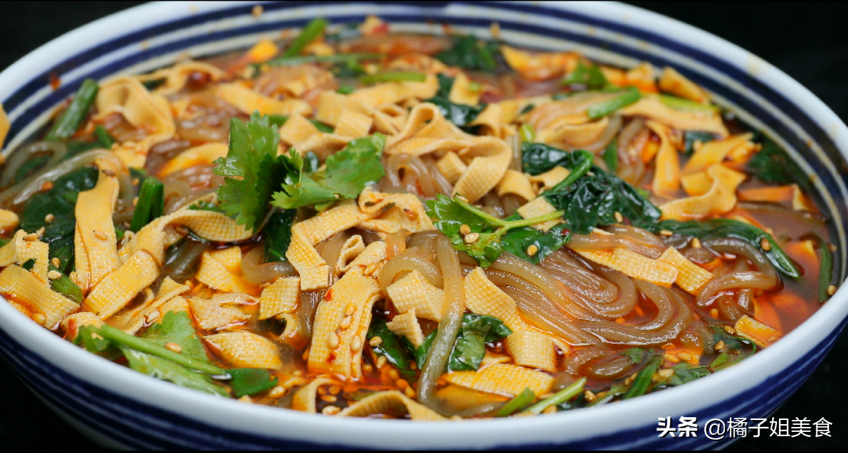 图片[7]-【红薯粉丝煮豆腐皮】做法步骤图 香辣过瘾 10分钟完成-起舞食谱网