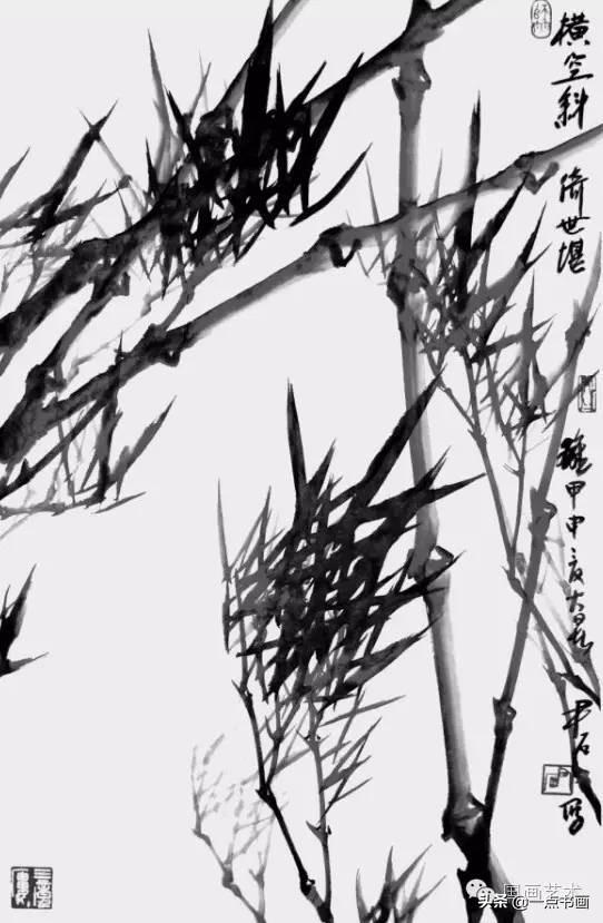 国画竹子的画法，水墨竹子的画法（国画教程——怎样画竹<提高篇）