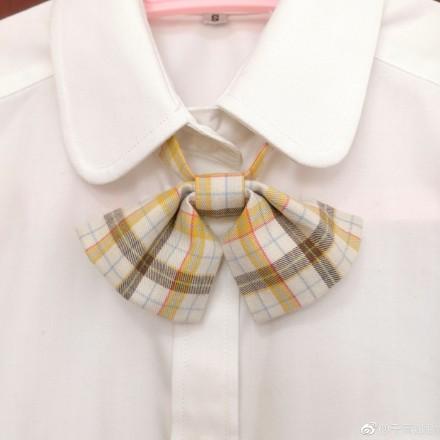 jk领结怎么戴，jk领结上的线要拆吗（jk制服搭配的领结）