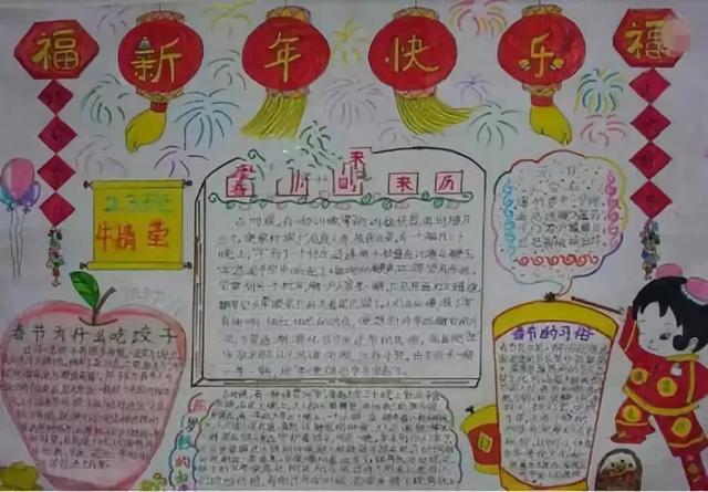 中国美食手抄报内容，小学生中国美食手抄报模板（）