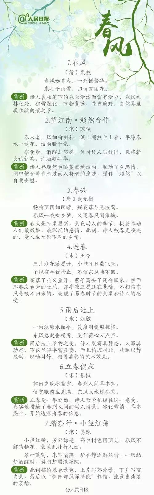 描写春天的古诗有哪些，四年级描写春天的古诗有哪些（快来熟读这56首诗词）