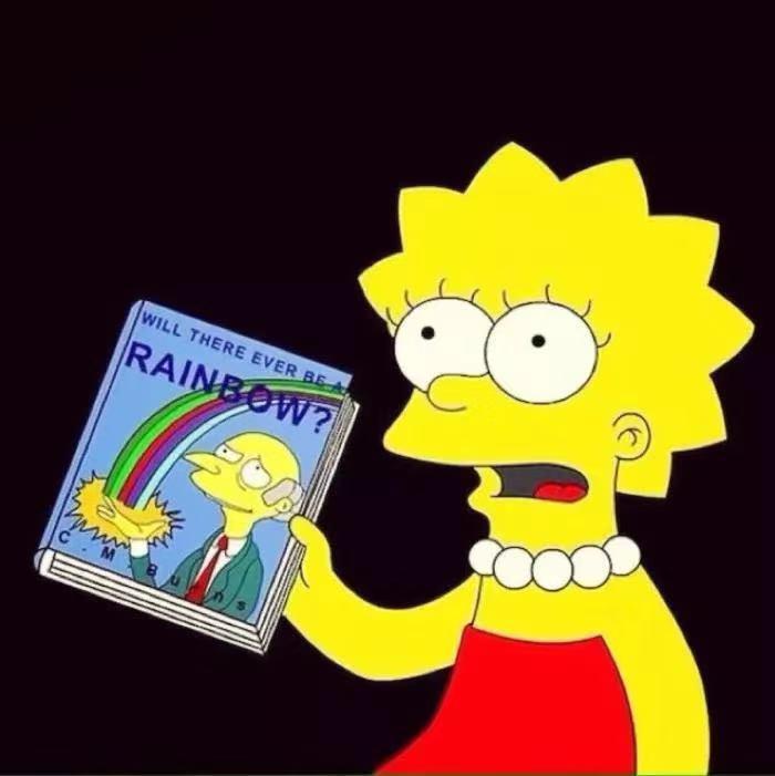 辛普森一家头像，守月仙☽辛普森一家｜爱是会消失的，消失在某个傍晚黄昏中微信（每一张都很黄......）