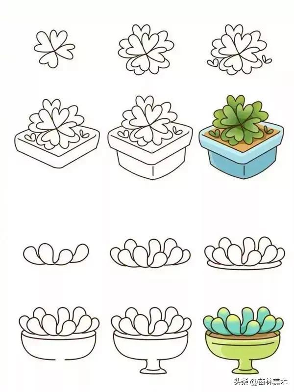 植物简笔画如何画,植物简笔画如何画图片(还能教孩子认植物) 植物简笔画如何画,植物简笔画如何画图片(还能教孩子认植物)