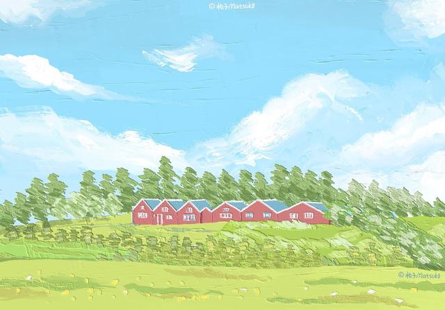 iPad壁纸，ipad壁纸高清（油画风iPad平板壁纸图片）