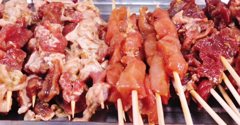 圖片[3]-【烤羊肉串】做法步驟圖 一斤羊肉全家人吃過癮 太香了-起舞食譜網