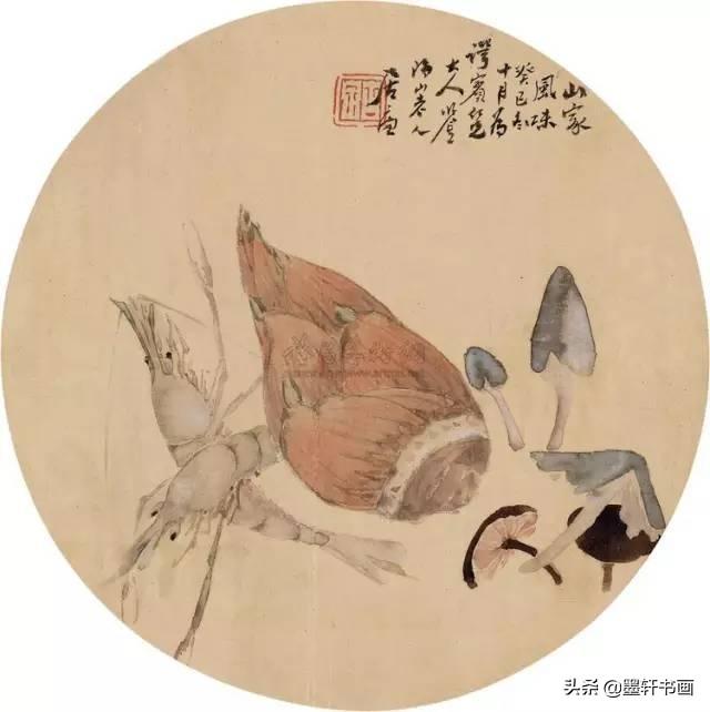 居廉淡雅国画作品欣赏，居廉精品画作欣赏
