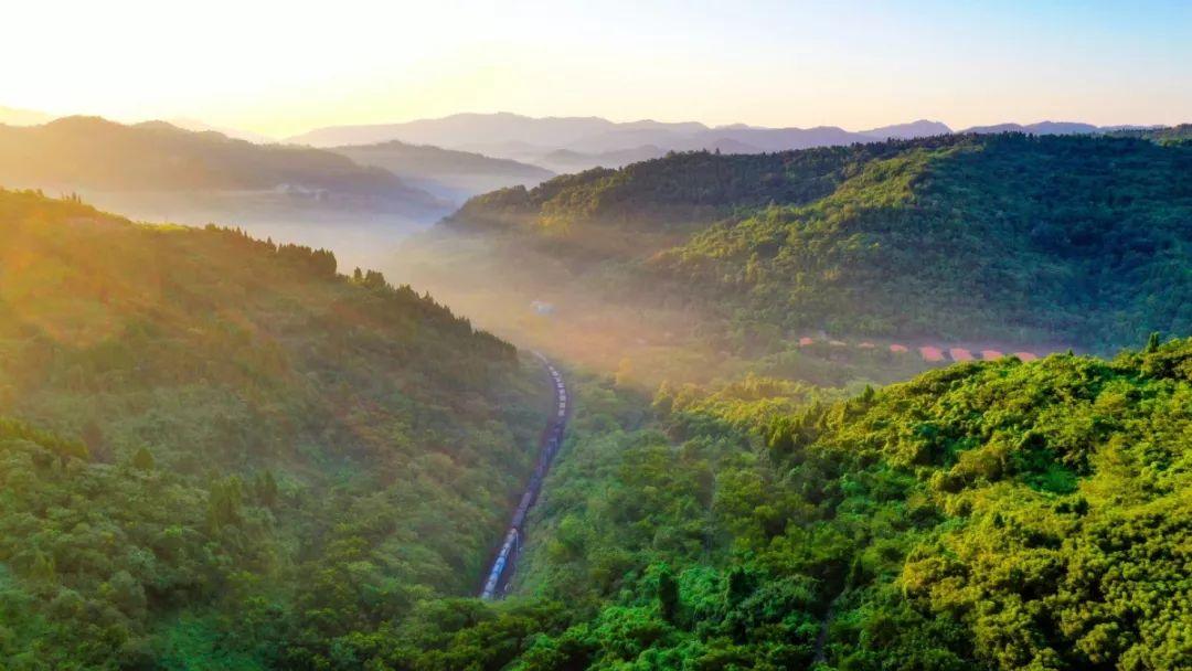 山中无岁月世上已千年，在青白江邂逅龙泉山的清晨