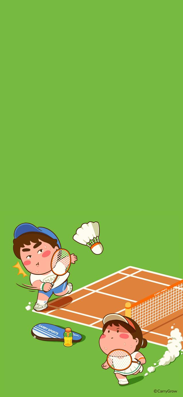 壁纸:cr:carrygrow超级可爱治愈的插画,小情侣的日常.