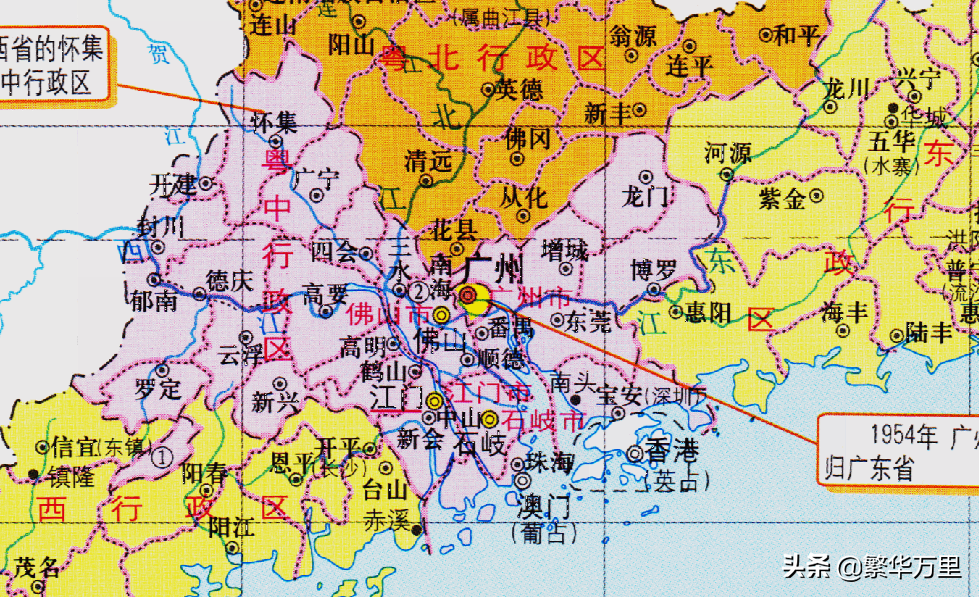 肇庆属于哪个省(云浮肇庆为什么分开)