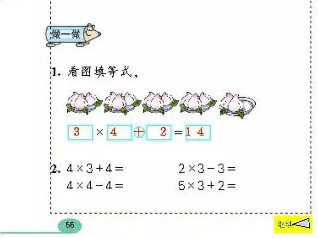 二年级乘法口诀表，二年级乘法口诀（小学二年级数学上册乘加、乘减口诀+习题）