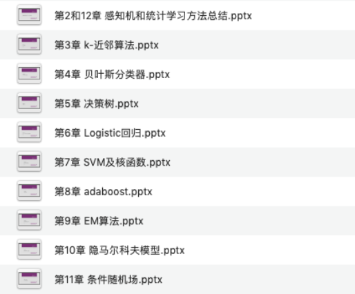 统计学习方法，清华大学深圳研究院教授制作