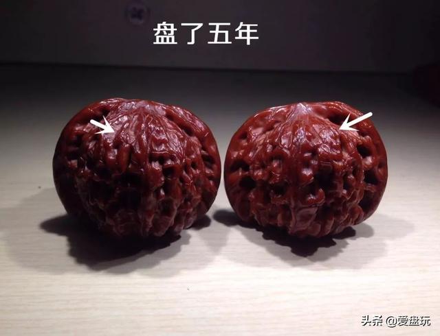 核桃盘多久能红，核桃怎么盘红得快（7天，核桃盘成牛津红）