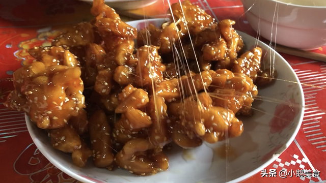 拔丝红薯家常简单做法，农村流水席大厨