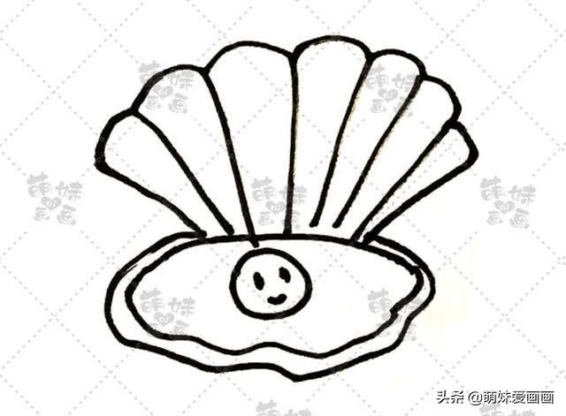 海洋生物简笔画，海洋生物简笔画图片（学画可爱的海洋生物简笔画）