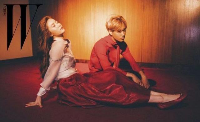 郑秀晶金钟仁，穿抹胸黑色长裙火爆网络的郑秀晶（先是金钟仁后是权志龙）