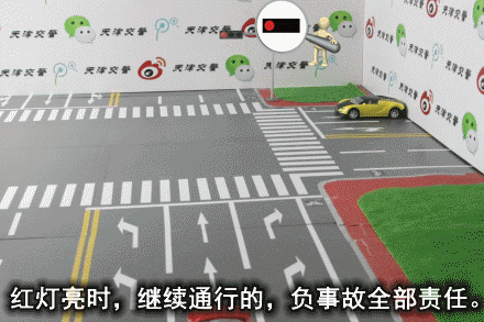 右转直行事故认定图解，27种常见全责交通事故动态图解收藏备用