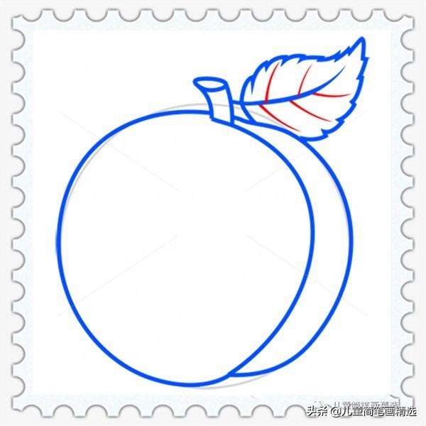 桃树简笔画怎么画，桃树简笔画画法（<Peach>的绘画步骤）