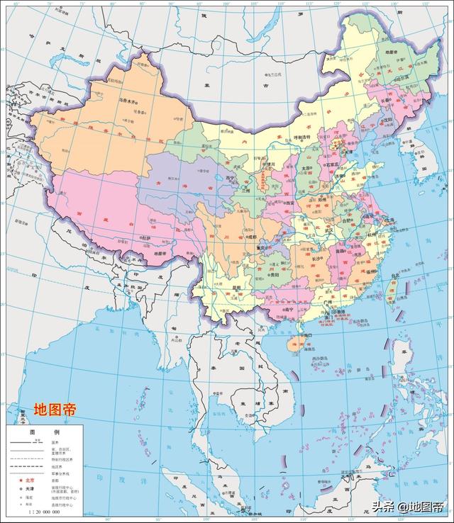 中国有多少个省，中国有几个省（我国哪些省的邻省最多）