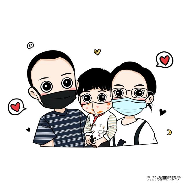 闺蜜头像卡通03微信，闺蜜头像卡通03（整整齐齐的一家人）