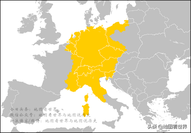 神圣罗马帝国版图，神圣罗马帝国的巅峰时期版图（神圣罗马帝国——皇帝不世袭而是选举）