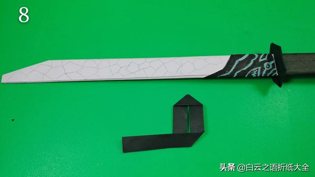 飞镖怎么折简单又帅气的飞镖，简单酷炫的飞镖折纸——可以玩的折纸（折一把伍六七系列之魔刀千刃图解教程）