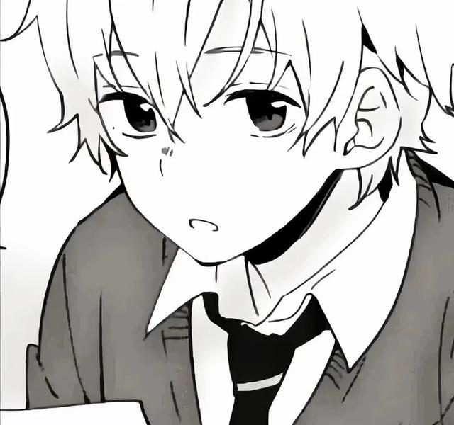 “网络男神”黑白动漫男头，微信头像，“网络男神”黑白动漫男头（“没点帅气刷不到的黑白动漫男头”）