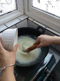 搅团的做法视频，陕西面食荞面搅团的做法（小时候的早饭——搅团<sa>）